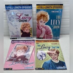 Lot of 4 Pack The Lucy Show DVD Collection
4 Full Length Episodes - Brand New
